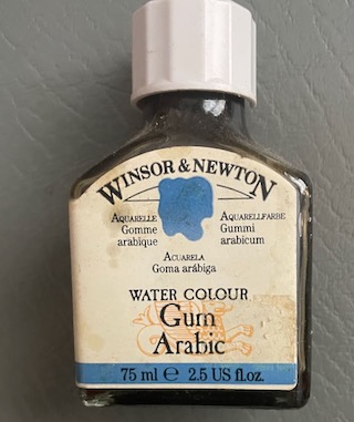 Gum Arabic – Watercolors painting example